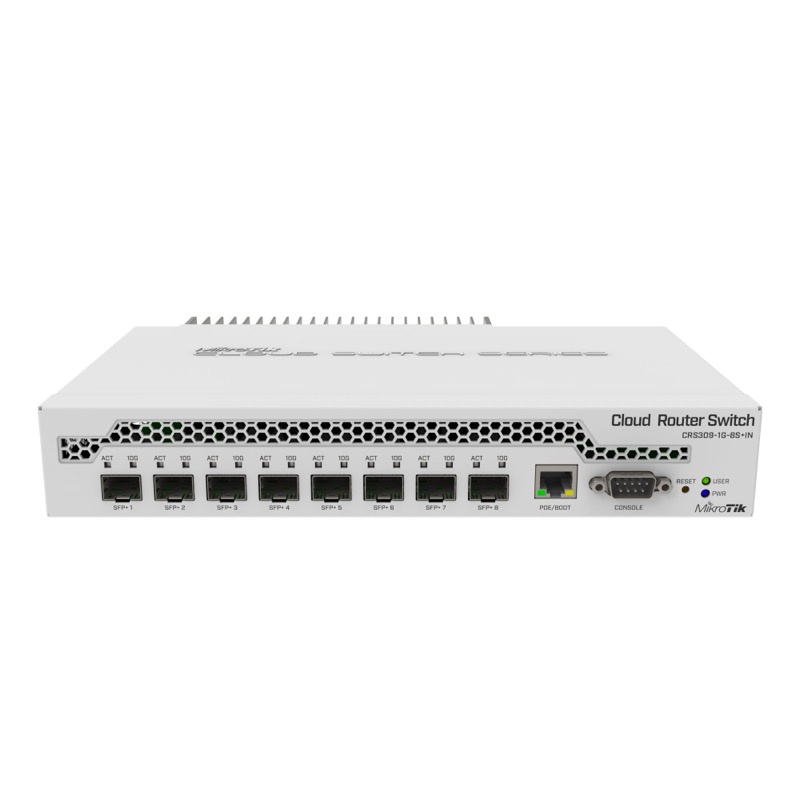 MikroTik CRS309-1G-8S+IN 8-port SFP+ switch