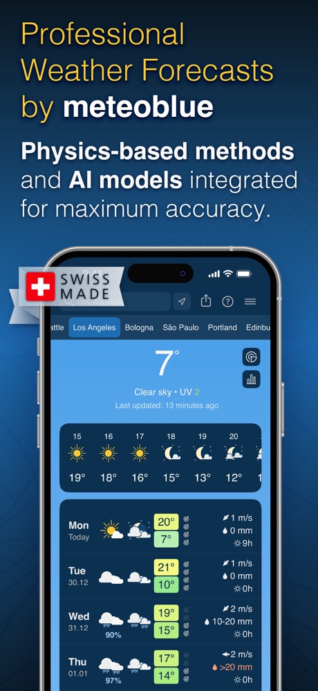 Meteoblue screenshot 1
